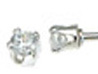 925 Sterling Silver CZ Brilliant Stud Earrings