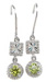 925 Sterling Silver Rhodium Finish Antique Style Earrings