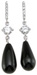 925 Sterling Silver Rhodium Finish CZ Fashion Earrings