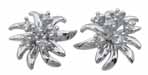 wholesale sterling silver flower earrings