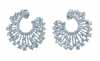 925 Sterling Silver Fan Earrings