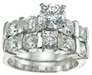 925 Sterling Silver Rhodium Finish CZ Brilliant Solitaire Engagement Ring