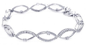 wholesale silver marqui cz bracelet