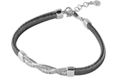wholesale silver black italian bracelet