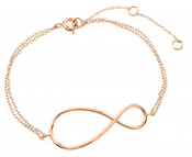 wholesale silver gold plated infinity bracelet