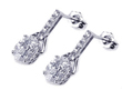 wholesale sterling silver micro pave cz earrings