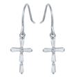 wholesale silver cross earrings