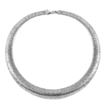 wholesale 925 sterling silver wicker weave texture Italian necklace