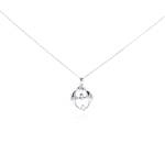 sterling silver family pendant necklace