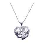 wholesale sterling silver cz 15 quince pendant necklace