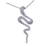 wholesale sterling silver cz smoke pendant necklace