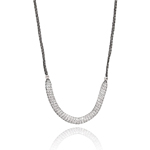 wholesale 925 sterling silver dangling mesh necklace