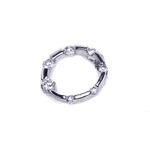 wholesale sterling silver open circle cz pendant