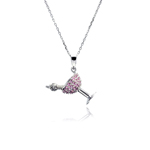 sterling silver gold plated mop flower cz necklace