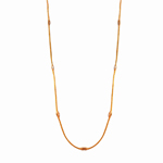 sterling silver rose gold plated mystical chain Italian necklace