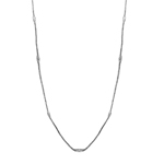 sterling silver black rhodium plated mystical chain Italian necklace