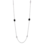 simple black necklace