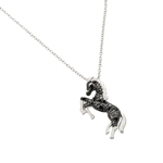wholesale 925 sterling silver horse pendant