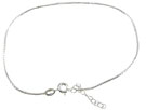 925 Sterling Silver Italian Fashion Anklet