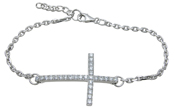 Wholesale 925 Sterling Silver Cross Bracelet