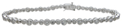 Wholesale 925 Sterling Silver Tiffany Style Bracelet