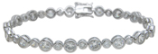 Wholesale 925 Sterling Silver Tiffany Style Bracelet