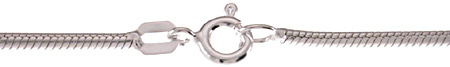 925 Sterling Silver Snake 040 Chain