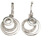 925 Sterling Silver Rhodium Finish Drop Fashion Earrings