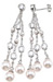 925 Sterling Silver Rhodium Finish Brilliant Tiffany Style Bezel Earrings