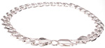 925 Sterling Silver Curb 180 Bracelet