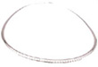 925 Sterling Silver Omega Necklace