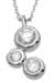 wholesale sterling silver three stone pendant