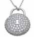 wholesale sterling silver lock pendant