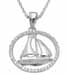wholesale sterling silver sail ship marine pendant