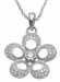 wholesale sterling silver flower pendant