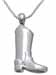 wholesale sterling silver boot pendant