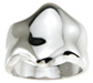925 Sterling Silver Rhodium Finish Fashion Anniversary Ring