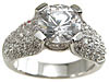 sterling silver engagement rings