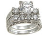Wholesale sterling silver wedding sets