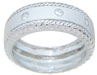 925 Sterling Silver Mens Wedding Band