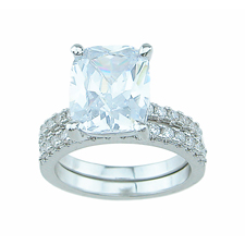 925 Sterling silver wedding set
