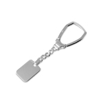 wholesale sterling silver High polish Rectangle Key Chain