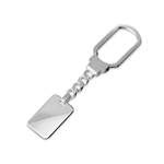 wholesale sterling silver Rectangle High polish With Design Keychain