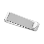 wholesale sterling silver High polish Engravable Money Clip