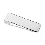 wholesale sterling silver High polish Engravable Money Clip