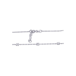 wholesale sterling silver Bead Anklet