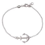 wholesale silver anchor italian bracelet