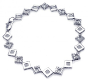 wholesale silver tennis bracelet