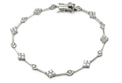 wholesale silver cz tennis bracelet