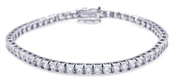 wholesale silver cz tennis bracelet